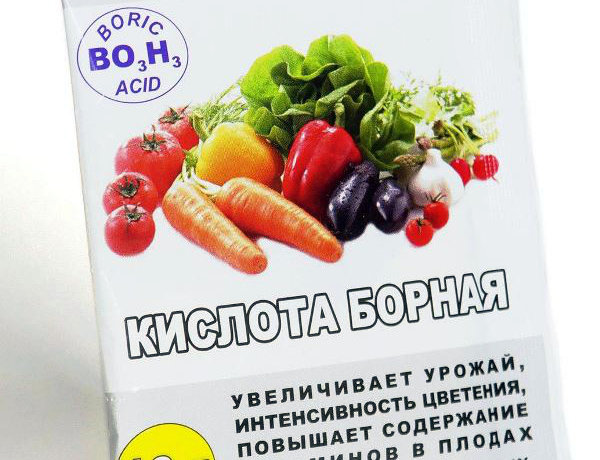 Boro rūgštis yra mikroelementų trąša daržovėms.