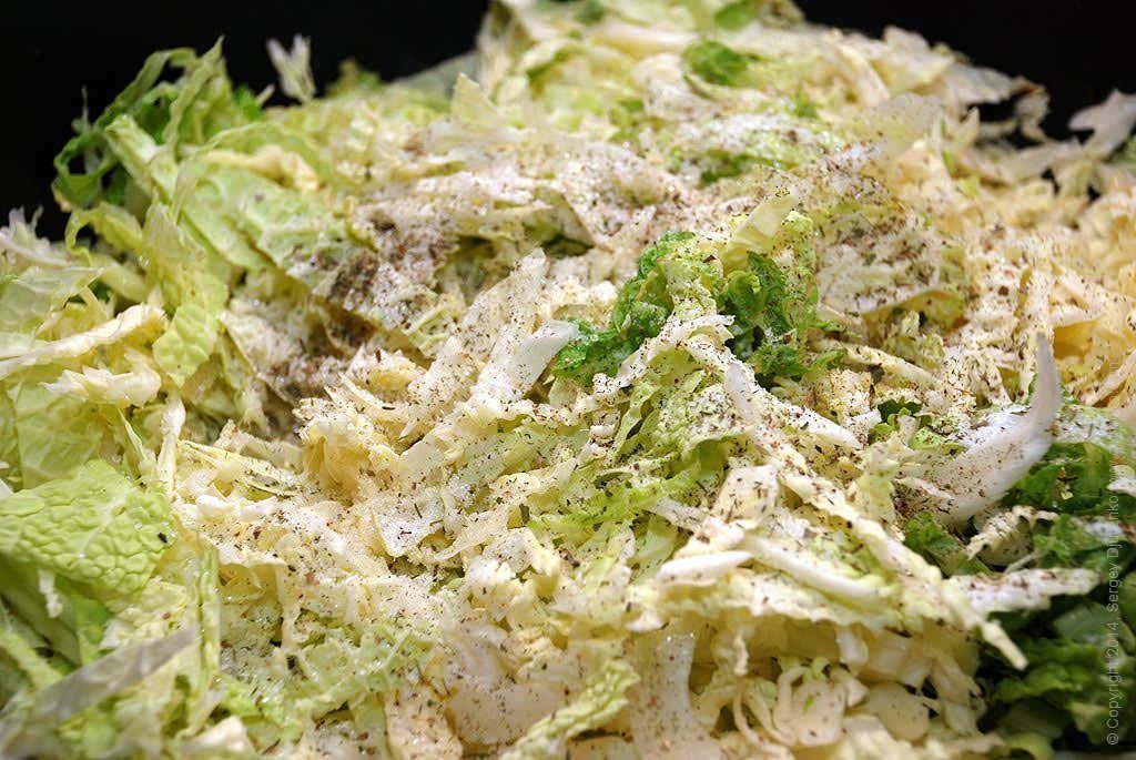 Nastrúhaná savojská kapusta