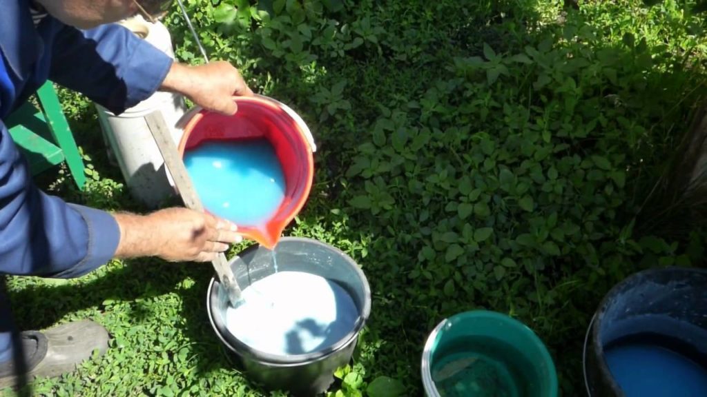 تحضير خليط بوردو تحضير خليط بوردو