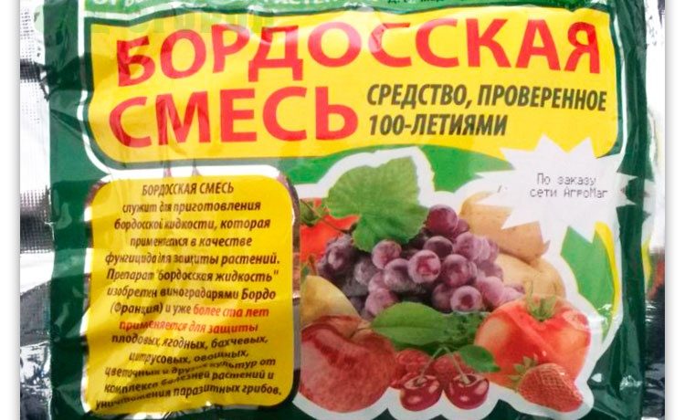 שקית של תערובת בורדו