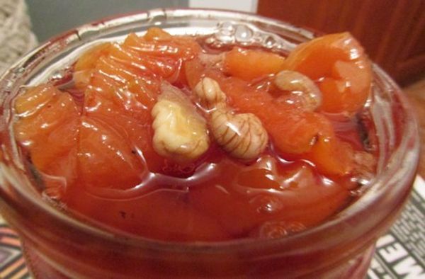 Cidoniju ievārījums ar riekstiem Cidoniju ievārījums ar riekstiem