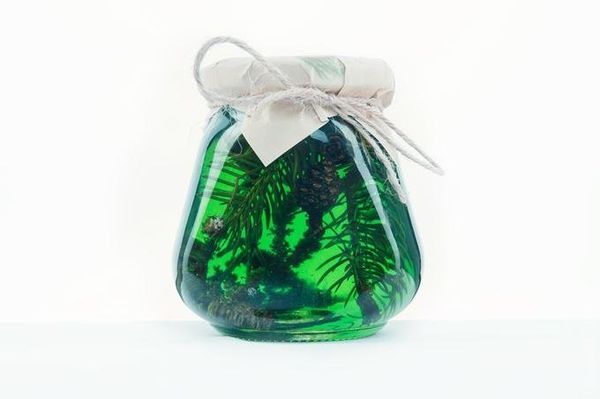 Priežu čiekuru ievārījums ar priežu skujām Priežu čiekuru ievārījums ar priežu skujām