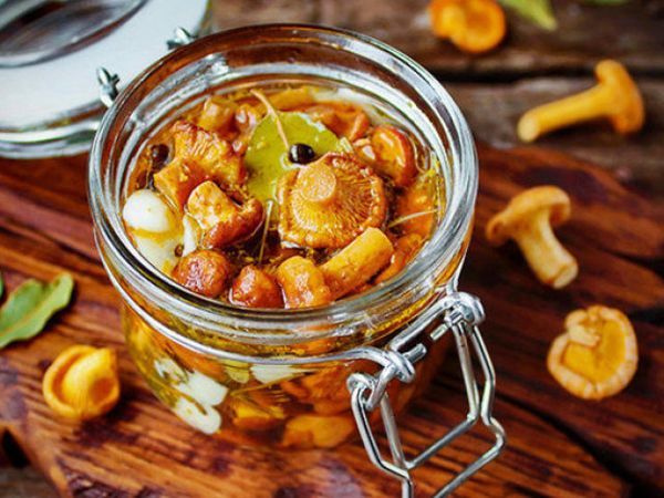 Marinētas gailenes ziemai Marinētas gailenes ziemai