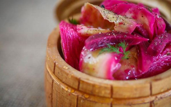 Marinēti kāposti ar bietēm "Pink Petal" Marinēti kāposti ar bietēm "Pink Petal"