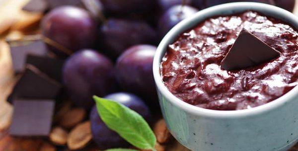 Plūmju ievārījums ar kakao Plūmju ievārījums ar kakao