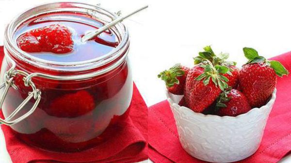 Zemeņu ievārījums "Piecas minūtes" Zemeņu ievārījums "Piecas minūtes"