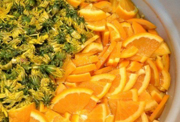 Pieneņu ievārījums ar apelsīniem Pieneņu ievārījums ar apelsīniem