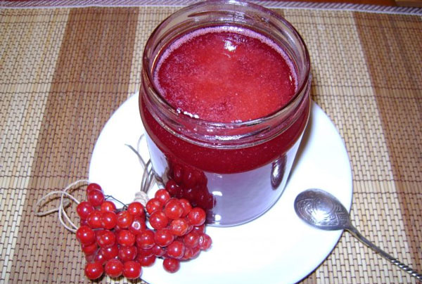 Viburnum ievārījums "Piecas minūtes" Viburnum ievārījums "Piecas minūtes"